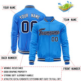 Custom Classic Style Stitched Letters & Number Design Your Style Varsity Full-Zip Baseball Jacket