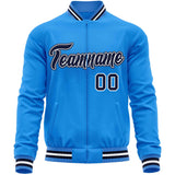 Custom Classic Style Stitched Letters & Number Design Your Style Varsity Full-Zip Baseball Jacket