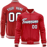 Custom Classic Style Stitched Letters & Number Design Your Style Varsity Full-Zip Baseball Jacket