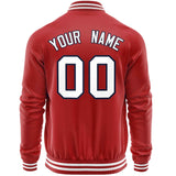 Custom Classic Style Stitched Letters & Number Design Your Style Varsity Full-Zip Baseball Jacket