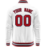Custom Classic Style Stitched Letters & Number Design Your Style Varsity Full-Zip Baseball Jacket