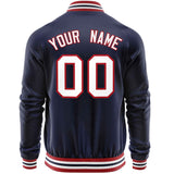 Custom Classic Style Stitched Letters & Number Design Your Style Varsity Full-Zip Baseball Jacket