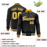 Custom Classic Style Stitched Letters & Number Design Your Style Varsity Full-Zip Baseball Jacket
