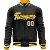 Custom Classic Style Stitched Letters & Number Design Your Style Varsity Full-Zip Baseball Jacket
