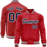 Custom Classic Style Stitched Letters & Number Design Your Style Varsity Full-Zip Baseball Jacket
