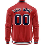 Custom Classic Style Stitched Letters & Number Design Your Style Varsity Full-Zip Baseball Jacket