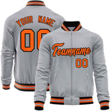 Custom Classic Style Stitched Letters & Number Design Your Style Varsity Full-Zip Baseball Jacket