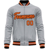 Custom Classic Style Stitched Letters & Number Design Your Style Varsity Full-Zip Baseball Jacket