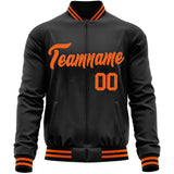 Custom Classic Style Stitched Letters & Number Design Your Style Varsity Full-Zip Baseball Jacket