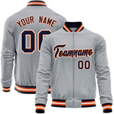 Custom Classic Style Stitched Letters & Number Design Your Style Varsity Full-Zip Baseball Jacket