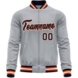 Custom Classic Style Stitched Letters & Number Design Your Style Varsity Full-Zip Baseball Jacket