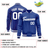 Custom Classic Style Stitched Letters & Number Design Your Style Varsity Full-Zip Baseball Jacket