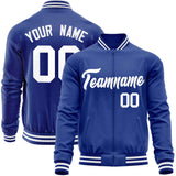 Custom Classic Style Stitched Letters & Number Design Your Style Varsity Full-Zip Baseball Jacket