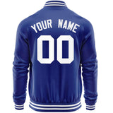 Custom Classic Style Stitched Letters & Number Design Your Style Varsity Full-Zip Baseball Jacket