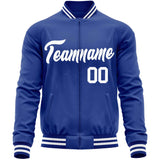 Custom Classic Style Stitched Letters & Number Design Your Style Varsity Full-Zip Baseball Jacket