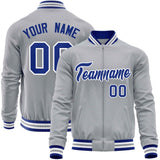 Custom Classic Style Stitched Letters & Number Design Your Style Varsity Full-Zip Baseball Jacket