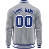 Custom Classic Style Stitched Letters & Number Design Your Style Varsity Full-Zip Baseball Jacket
