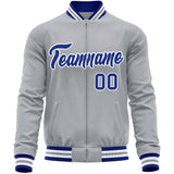 Custom Classic Style Stitched Letters & Number Design Your Style Varsity Full-Zip Baseball Jacket