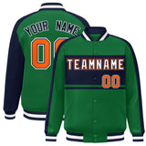 Custom Color Block Personalized team Varsity Letterman Athletic Baseball Jacket