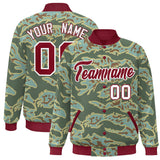 Custom Graffiti Pattern Jacket Personalized Name Number Windreaker Letterman Casual  Full-Snap Jackets
