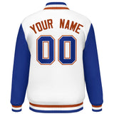 Custom Raglan Sleeves Baseball Jacket Personalized Team Name Number Varsity Casual Letterman Full-Snap Jackets Bomber Coat