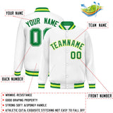 Custom Classic Style Baseball Jacket Personalized Team Name Number Lightweight College Full-Snap Jacket for Men Women Youth