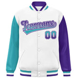 Custom Raglan Sleeves Baseball Jacket Varsity Letterman Jackets Personalized Team Name Number for Men Women Youth