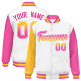 Custom Raglan Sleeves Baseball Jacket Personalized Team Name Number Performance Varsity Letterman Jackets
