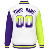 Custom Raglan Sleeves Baseball Jacket Personalized Team Name Number Performance Varsity Letterman Jackets