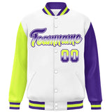 Custom Raglan Sleeves Baseball Jacket Personalized Team Name Number Performance Varsity Letterman Jackets