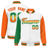 Custom Raglan Sleeves Baseball Jacket Personalized Team Name Number Performance Varsity Letterman Jackets