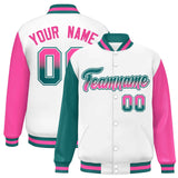 Custom Raglan Sleeves Baseball Jacket Personalized Team Name Number Performance Varsity Letterman Jackets
