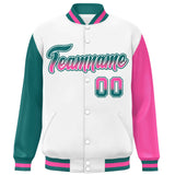 Custom Raglan Sleeves Baseball Jacket Personalized Team Name Number Performance Varsity Letterman Jackets