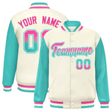 Custom Raglan Sleeves Baseball Jacket Personalized Team Name Number Performance Varsity Letterman Jackets