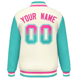Custom Raglan Sleeves Baseball Jacket Personalized Team Name Number Performance Varsity Letterman Jackets