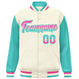 Custom Raglan Sleeves Baseball Jacket Personalized Team Name Number Performance Varsity Letterman Jackets