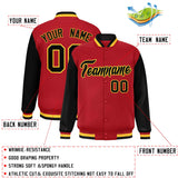Custom Raglan Sleeves Baseball Jacket Personalized Team Name Number Performance Varsity Letterman Jackets