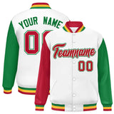 Custom Raglan Sleeves Baseball Jacket Personalized Team Name Number Performance Varsity Letterman Jackets