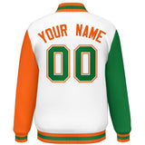 Custom Raglan Sleeves Baseball Jacket Personalized Team Name Number Performance Varsity Letterman Jackets