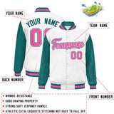Custom Raglan Sleeves Baseball Jacket Personalized Team Name Number Varsity Casual Letterman Jackets for Men Women Youth