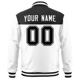 Custom Color Block Letterman Jackets Personalize Your Outfit Varsity Bomber Full-Zip Jacket