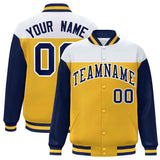 Custom Color Block Blend Windproof Baseball Jacket Outdoor Letterman Baseball Jacket For Men