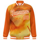 Custom Graffiti Pattern Tie Dye Ink Paint Fashion Varsity Jackets  Baseball Letterman Bomber Coat Full-Snap Baseball Jackets
