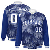 Custom Graffiti Pattern Jacket Maple Leaf Raglan Sleeves Bomber Varsity Baseball Jacket For Adult