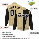 Custom Color Block Varsity Bomber Baseball Jackets Personalized Letters Number Logo for Adult Youth