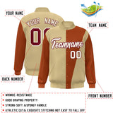 Custom Color Block Varsity Bomber Baseball Jackets Personalized Letters Number Logo for Adult Youth