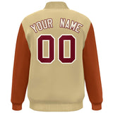 Custom Color Block Varsity Bomber Baseball Jackets Personalized Letters Number Logo for Adult Youth