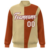 Custom Color Block Varsity Bomber Baseball Jackets Personalized Letters Number Logo for Adult Youth