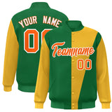 Custom Color Block Varsity Bomber Baseball Jackets Personalized Letters Number Logo for Adult Youth