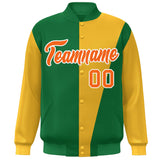 Custom Color Block Varsity Bomber Baseball Jackets Personalized Letters Number Logo for Adult Youth